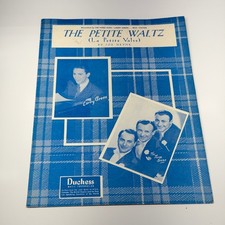 The Petite Waltz Sheet Music as sung by Larry Green The Three Suns