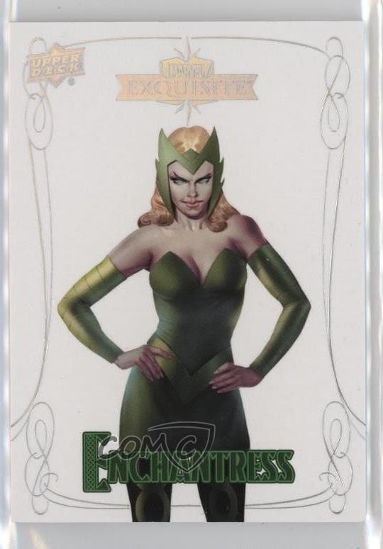 2016 Upper Deck Marvel Gems Exquisite 155/199 Enchantress #7 0s3