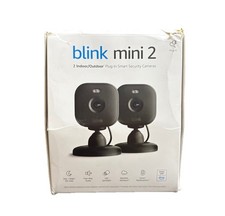Blink Mini 2 1080p Wi-Fi Indoor Security Camera - Black, Pack of 2 - Newest Gen