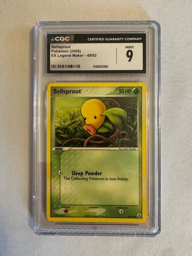 Bellsprout graded PSA 9 for sale on eBay