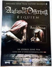 REQUIEM~THE AUTUMN OFFERING~ORIG 2009 ALBUM PROMO~PRINT AD ADVERT POSTER PINUP