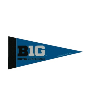 Big 10 Conference Mini Pennant 4 x9'' Big Ten Felt Fan Memorabilia 