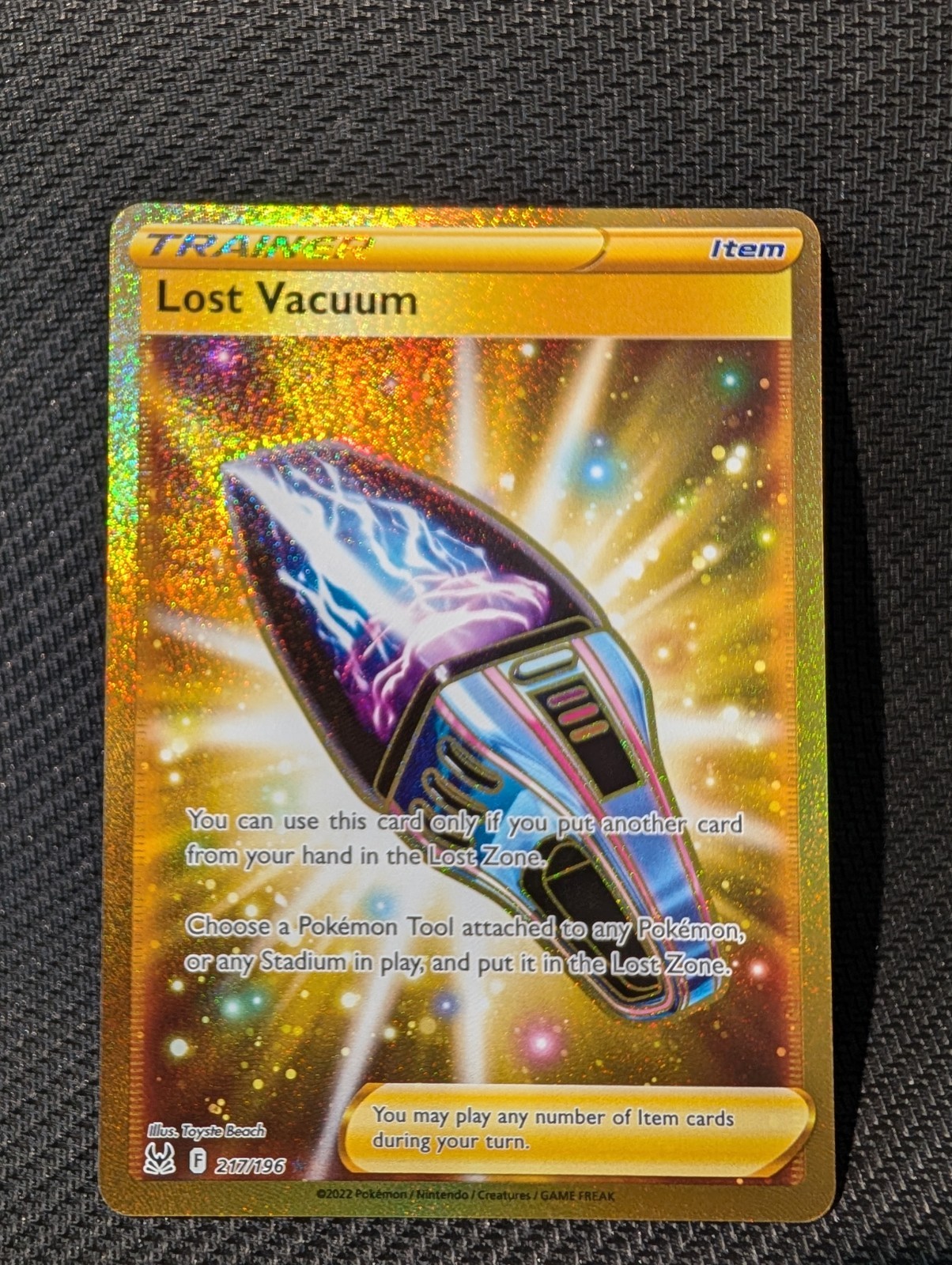 Lost Vacuum (Secret) 217/196 Swsh11: Lost Origin Holo