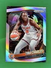 2025 Panini Prizm WNBA #3 Tina Charles Silver Prizm