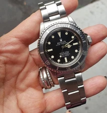 Rolex Vintage 1964 Submariner No Date "Ghost" Bezel Stainless Steel 40mm 5512