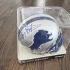 Barry Sanders Signed Detroit Lions Mini Helmet Original Autographed JSA