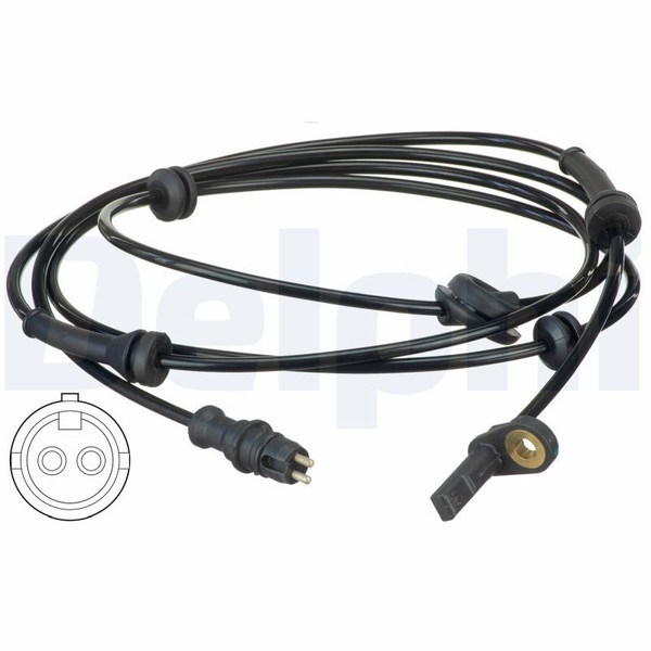 Delphi SS20484 ABS Sensor FüR Fiat Doblo Minivan 1.2-1.9D 03.01--image
