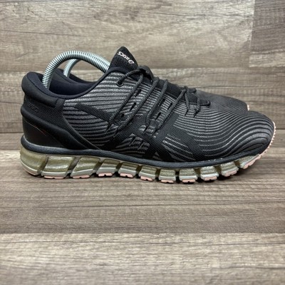 Asics Gel-Quantum 360 Gray Black Womens US Size 10.5 1022A029 Running Shoes