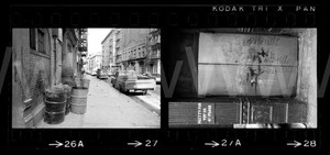 1966 Record Shop Angelo's Village Manhattan NYC Old 35mm Photo Negative LOT D11