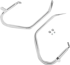 Drag Specialties Comfort Saddlebag Guards Chrome #174395