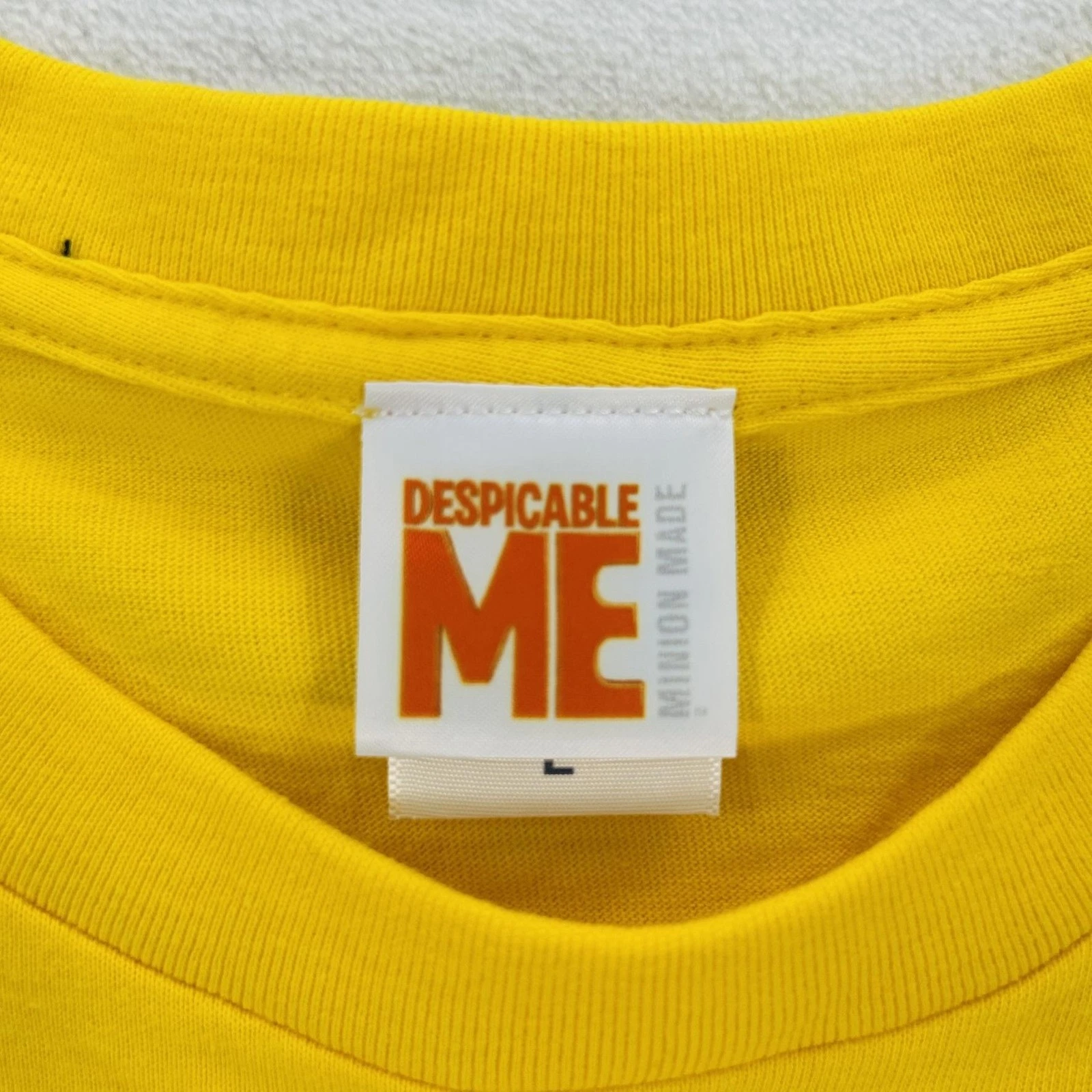 Hanshin Tigers Despicable Me Shirt Mens Large Yellow Minions Baseball Graphic - thumbnail 3
