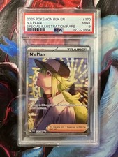 Pokémon TCG Black Bolt N's Plan 170/86 PSA9