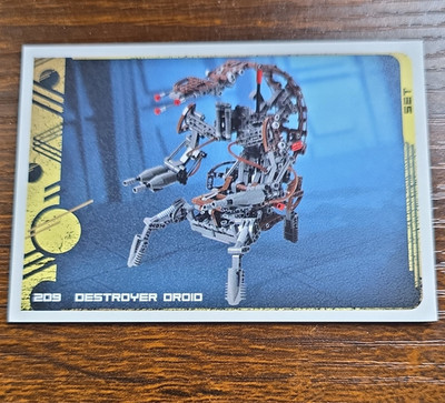 LEGO Star Wars Trading Card 25 Years of LEGO Star Wars Destroyer Droid #209 2024