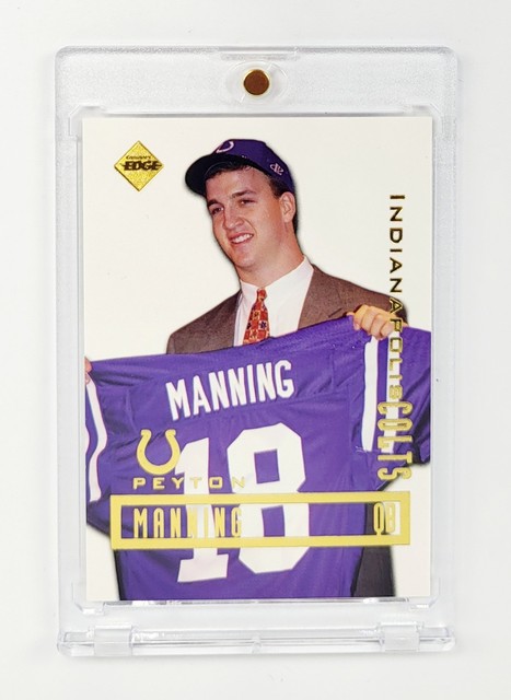 MINT ROOKIE 1998 Collector's Edge Peyton Manning Peyton Manning (Holding jersey)