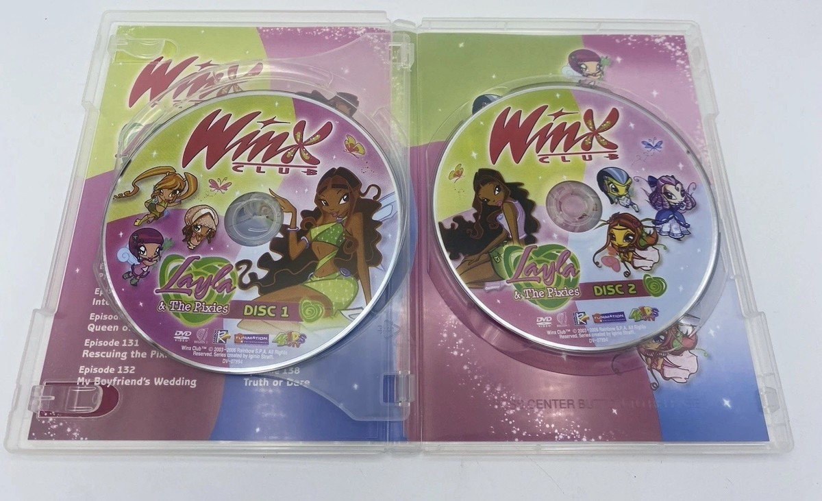 The Winx Club - Season 2: Vol. 1 - Layla the Pixies (DVD, 2007, 12