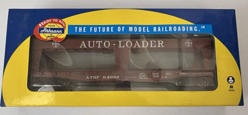 Cargador automático Athearn escala HO Santa Fe 50' doble cubierta 74413 nuevo caja abierta | Condition: New