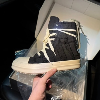 DRKSHDW Luxor Slashed High 'Black Milk' RO Shoes