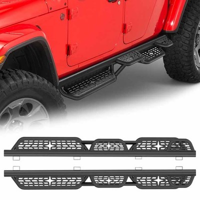 Steel Running Boards Running Boards Driver&Passenger Side for Gladiator JT 2020+