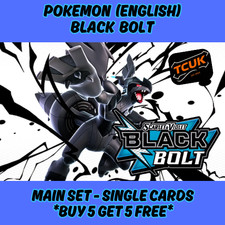 POKEMON TCG - BLACK BOLT - MAIN SET - SINGLE CARDS - *BUY 5 GET 5 FREE*