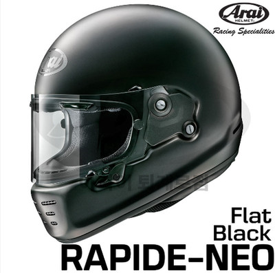 Arai Japan RAPIDE-NEO Flat Black Retro full face Helmet Concept-XE CONCEPT-X