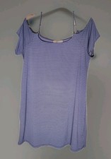 Michael Kors Cute Floral Patterned Blue Mini Sheath Dress Size XL