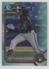 2022 Bowman Chrome Prospects Aqua Refractor 67/125 Hendry Mendez #BCP-230 0w27