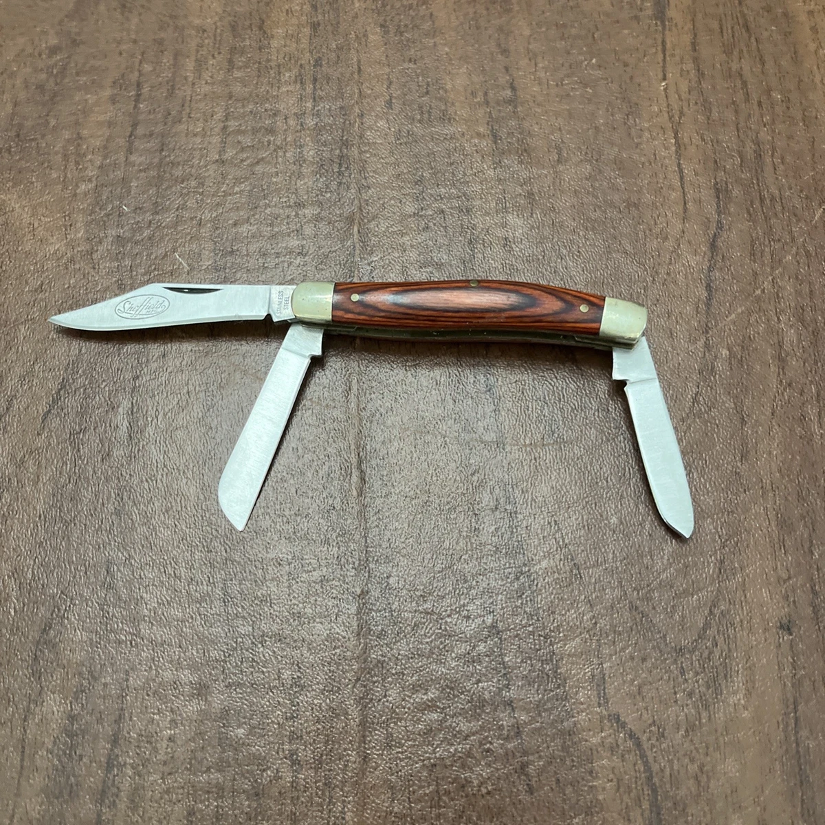 Tri Fold Knife In Collectible Vintage Factory Manufactured Folding 