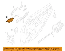 NISSAN OEM 13-19 Sentra Front Door Lock Hardware-Handle, Inside 806713SG0C