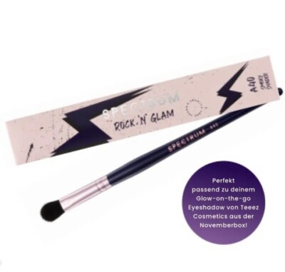 SPECTRUM ROCK`N`GLAM A40 Smoky Shader Eye Brush Lidschatten Pinsel- NEU