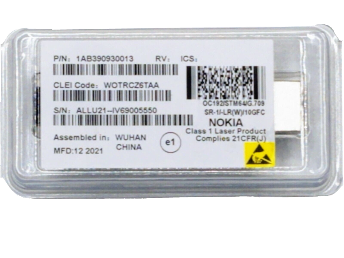 Nokia 1AB390930013 SFP Transceiver WOTRCZ6TAA | eBay Nokia 1AB390930013 SFP Transceiver WOTRCZ6TAA | eBay