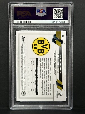 【リケルメ】ページ 2022-23 Topps Chrome Sapphire UCL Jude Bellingham Variation Yellow