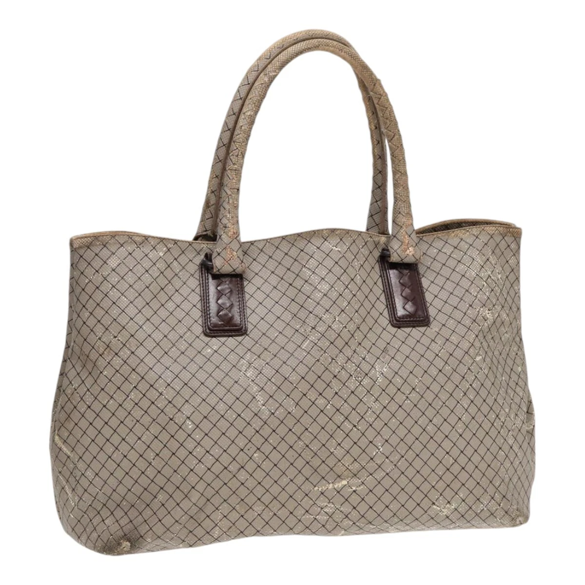 BOTTEGA VENETA BOTTEGAVENETA Borsa Tote Bag Rivestita in Tela Grigio Autore bs17363