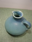 Van Briggle  Leroy Weber Pitcher Vase Signed "Origional" Ming Blue — photo 7