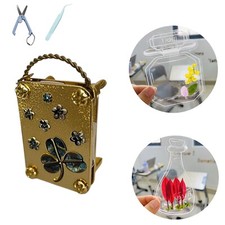 Micro Flower Press with 80 Dried Flower Bookmarks 2tool for Plant Lover Gifts