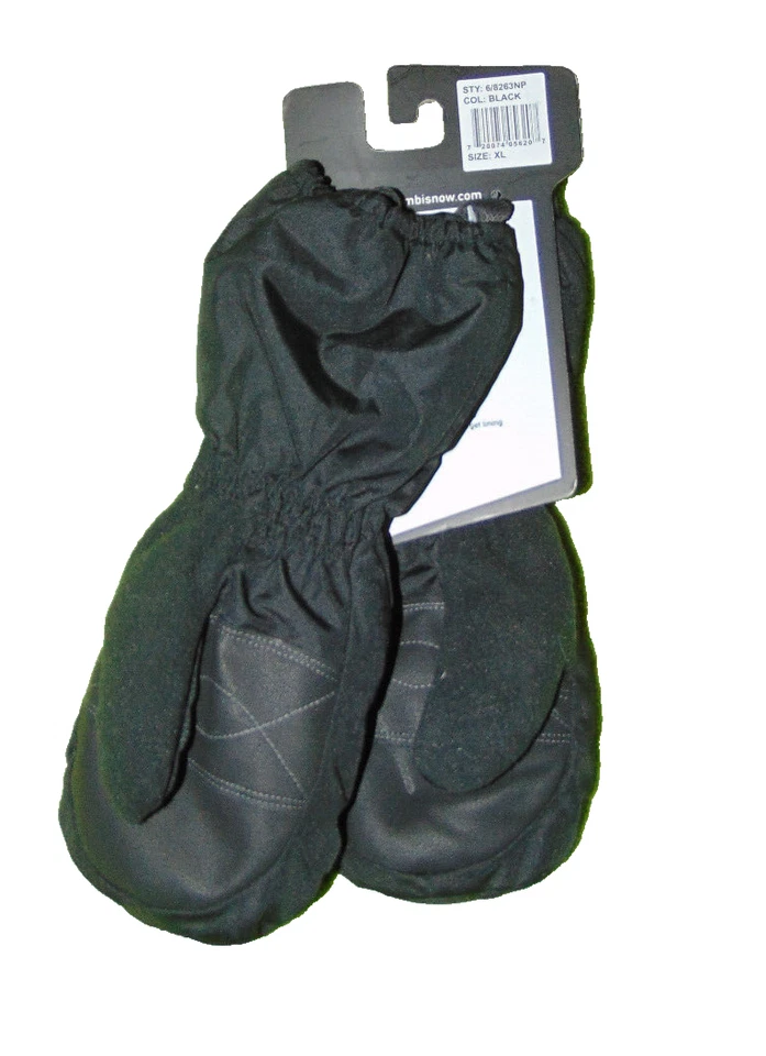 Kombi Black Mittens Xl Child New - Image 2 of 2