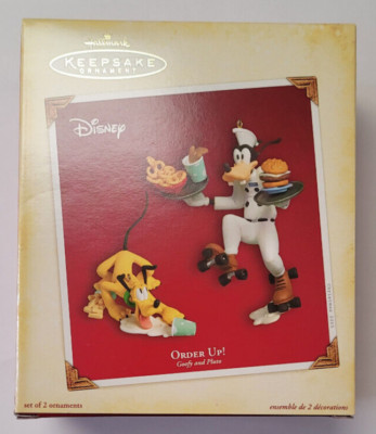 Hallmark Keepsake Ornament ORDER UP! Goofy And Pluto Disney