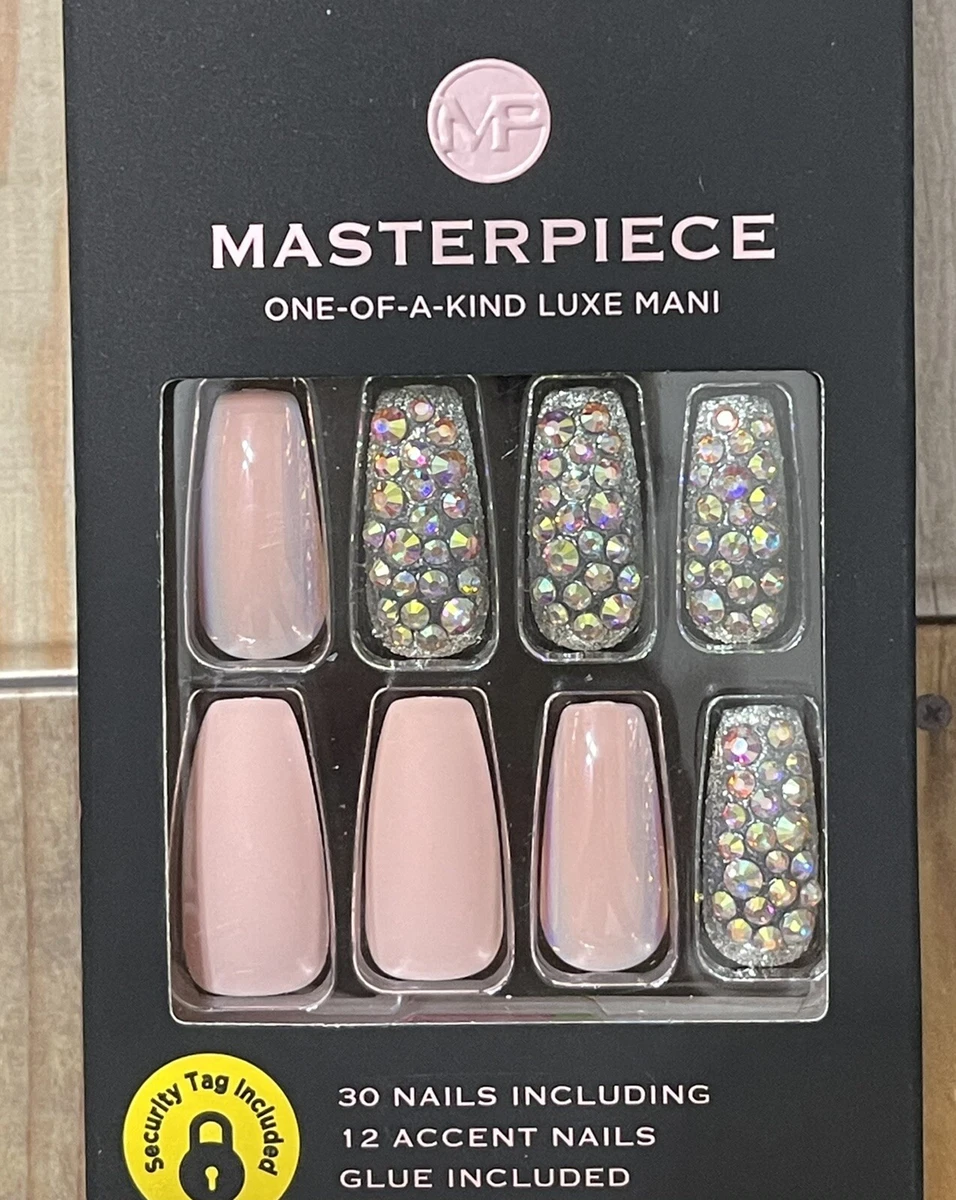 KISS Gel Fantasy Dreamdust Press-On Nails, 'Sugar Rush', Gray, Medium  Coffin, 31 Ct. - Walmart.com