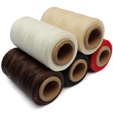 150D 1 Mm Cordon De Hilo encerado Para Coser Cuero Para manualidades 240M