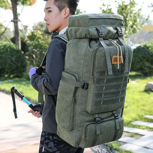 70L Outdoor Wandern Militär Taktischer Rucksack Backpack Camping Trekking Tasche - Bild 13 von 32