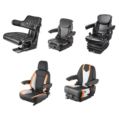 Universal Forklift Seat Tractor Seat for Lawn Mower Forklift Tractor Bulldozer