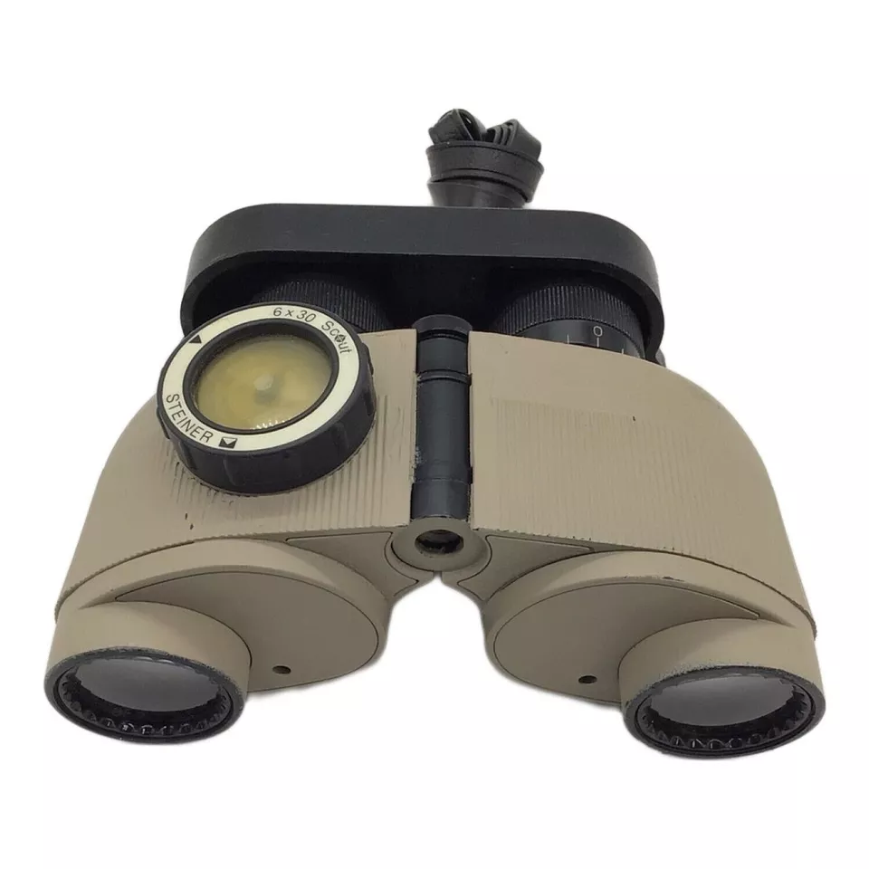 STEINER Binoculars SCOUT 6x30 Khaki with Mini Scale Storage Case and Compass,b8 - Image 2 of 4