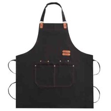 TREASO Apron for Men Women, Chef Apron with Adjustable Neck Strap, Heavy Duty...