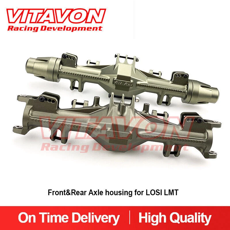 Carcasa de eje delantero y trasero Vitavon CNC Alu#7075 para excavadora de tumbas LOSI LMT Foto 4 de 4