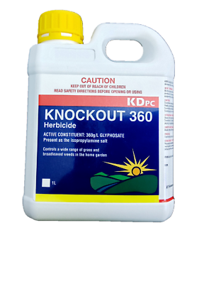 1 LITRE KNOCKOUT 360 HERBICIDE FOR GRASS & BROADLEAVED WEEDS | eBay  Australia