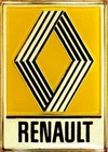 RENAULT (France) Automobile Emblem 0.76 oz .925 Silver ENAMELED bar Franklin