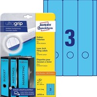 Avery Zweckform L4753-20 OrdnerrüCken Etiketten (Mit Ultragrip, 61 X 297 Mm Auf