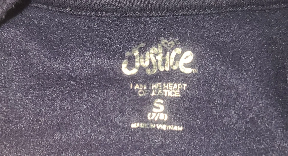 Justice~Vestido Sudadera Niñas Con Lentejuelas Manga Larga~Talla Pequeña, 7/8 Foto 4 de 4