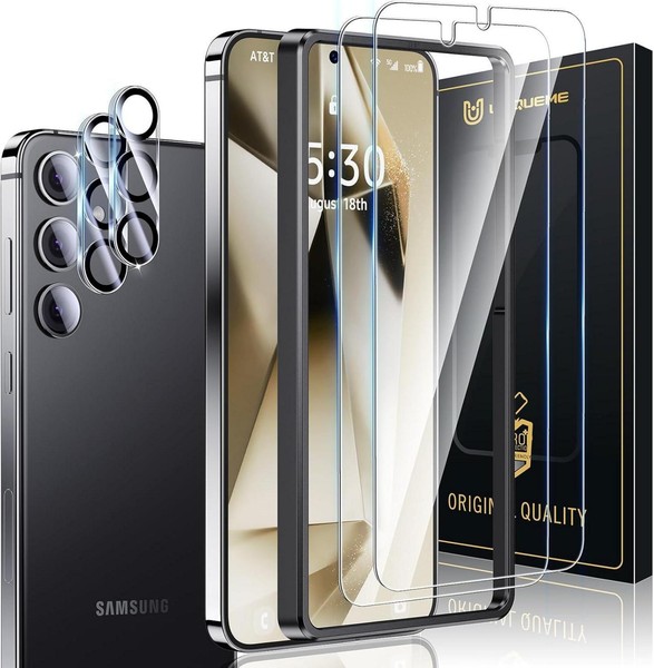 Uniqueme Panzer Schutzglas Samsung Galaxy S24 Plus 2Er Pack 9H Hd Transparent-image