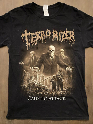 TERRORIZER CAUSTIC Black Unisex All size Shirt NG3165