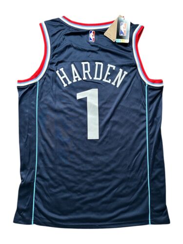 James Harden Clippers Jersey Navy Men Size M